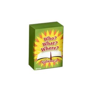 Who What Where Volume 2 Bible Card Game (English)