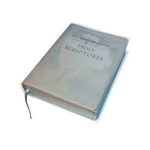 Large Bible Clear Plastic Cover