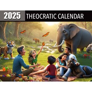 2025 Theocratic Wall Calendar (English)