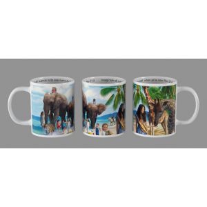 Paradise Beach Friends WHITE Mug